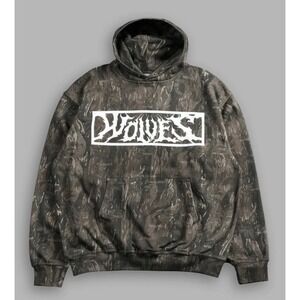 NEW DARC SPORT MIDNIGHT WOLVES "PIERCE" HOODIE IN VINTAGE NORSE CAMO SIZE XL